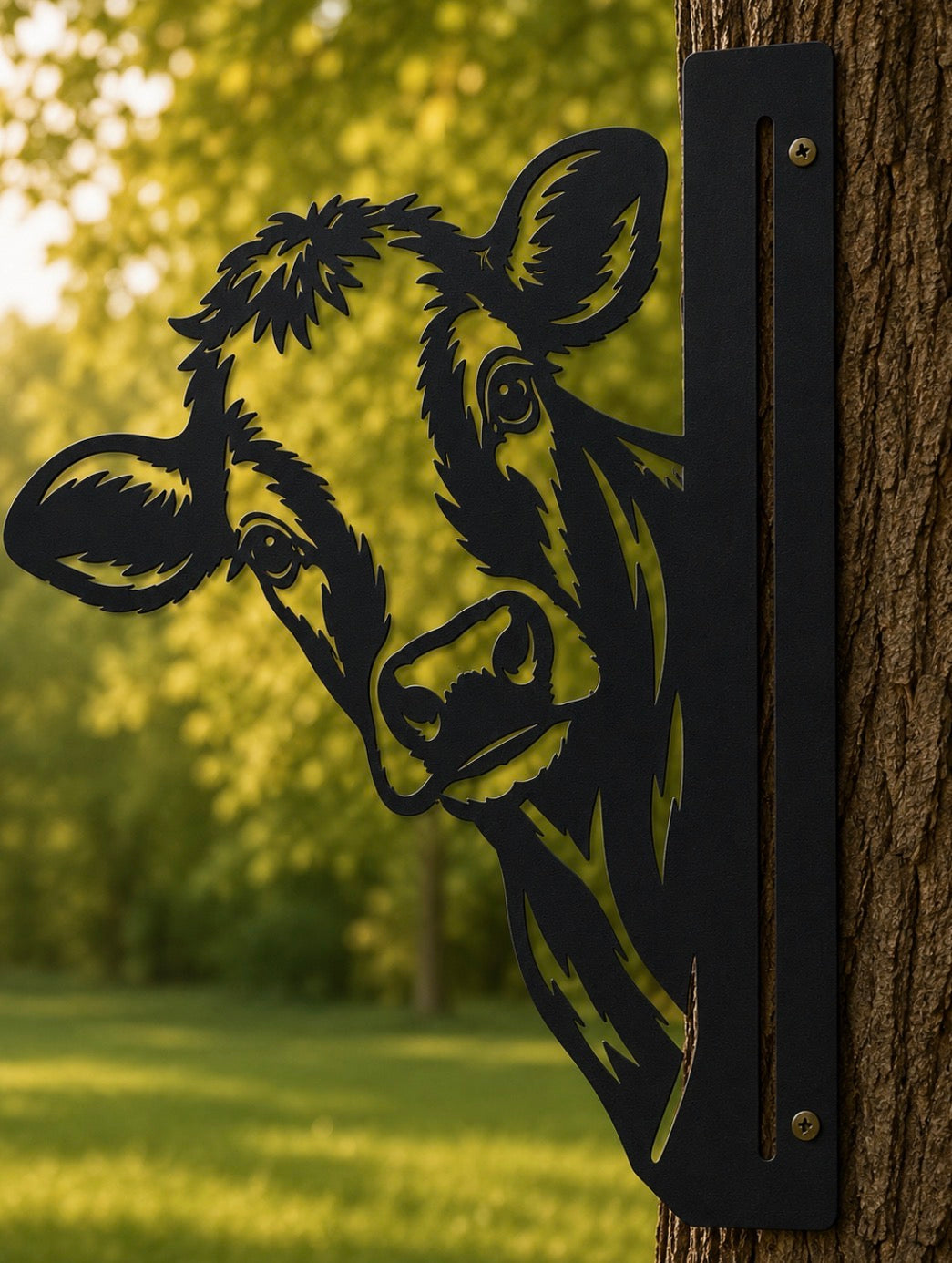 Peaking Cow