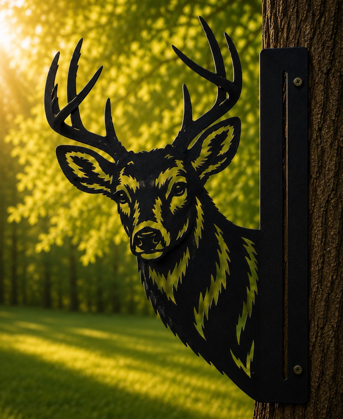 Metal Peaking Deer