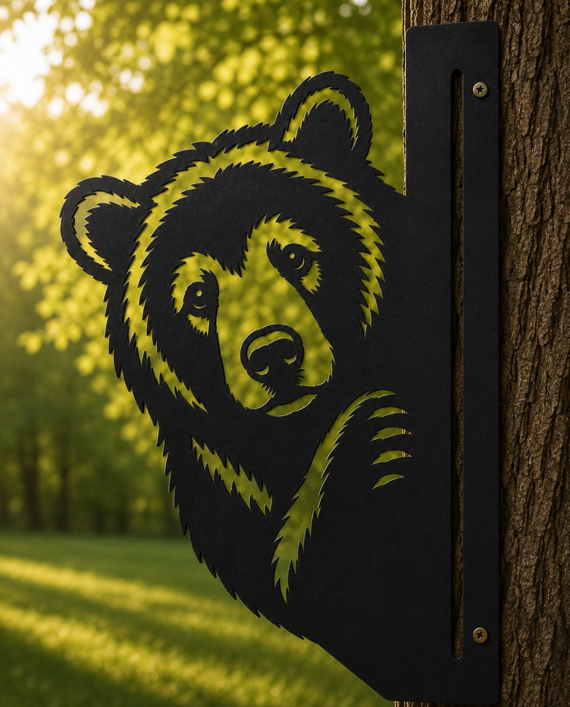 Metal Peaking Bear