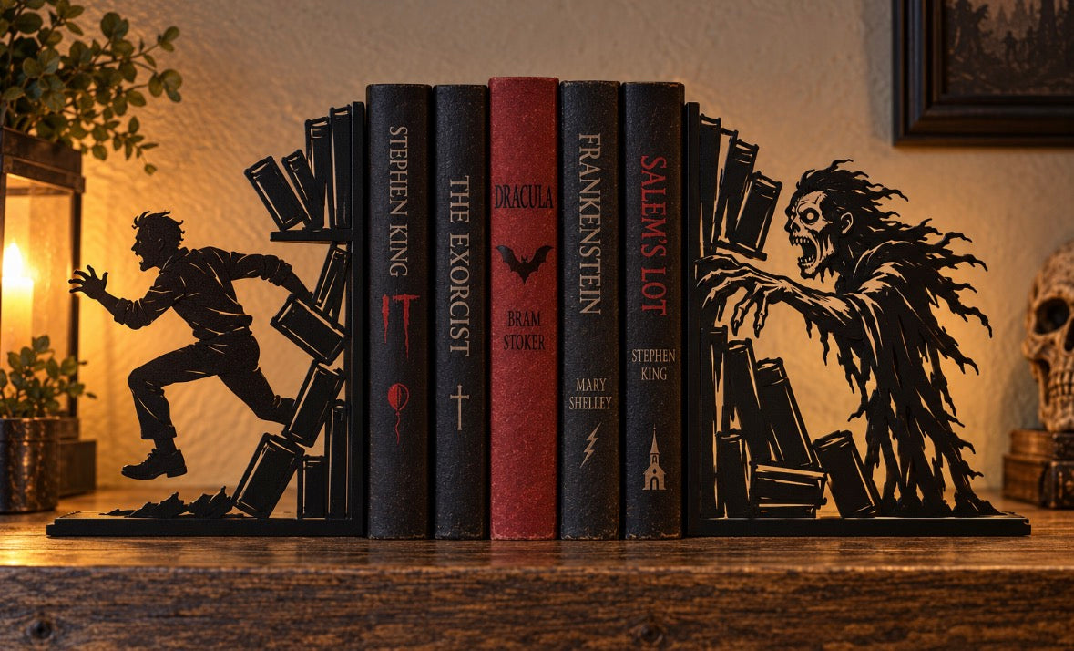 Monster Metal Bookends
