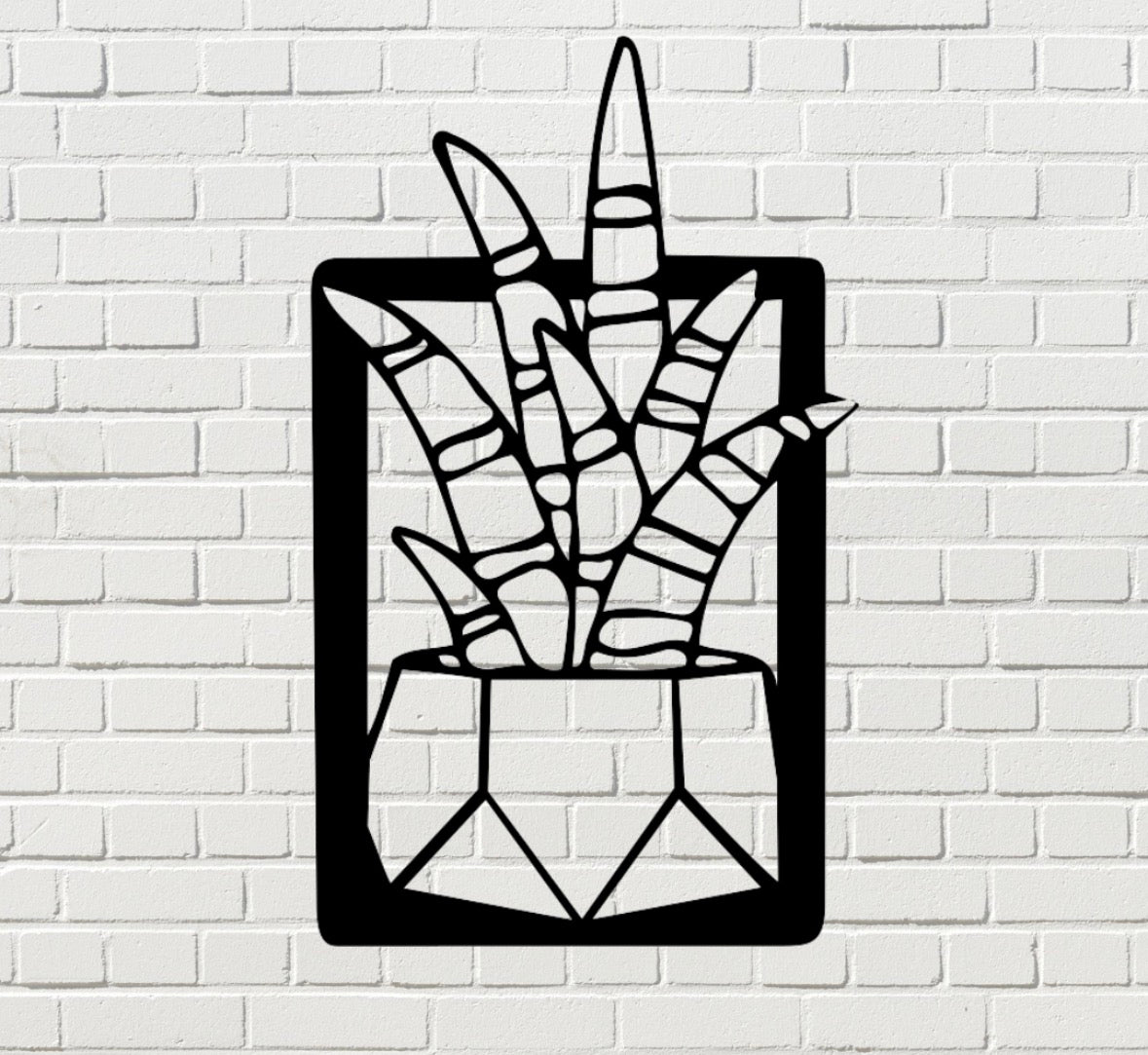 Snake Plant Wall Art