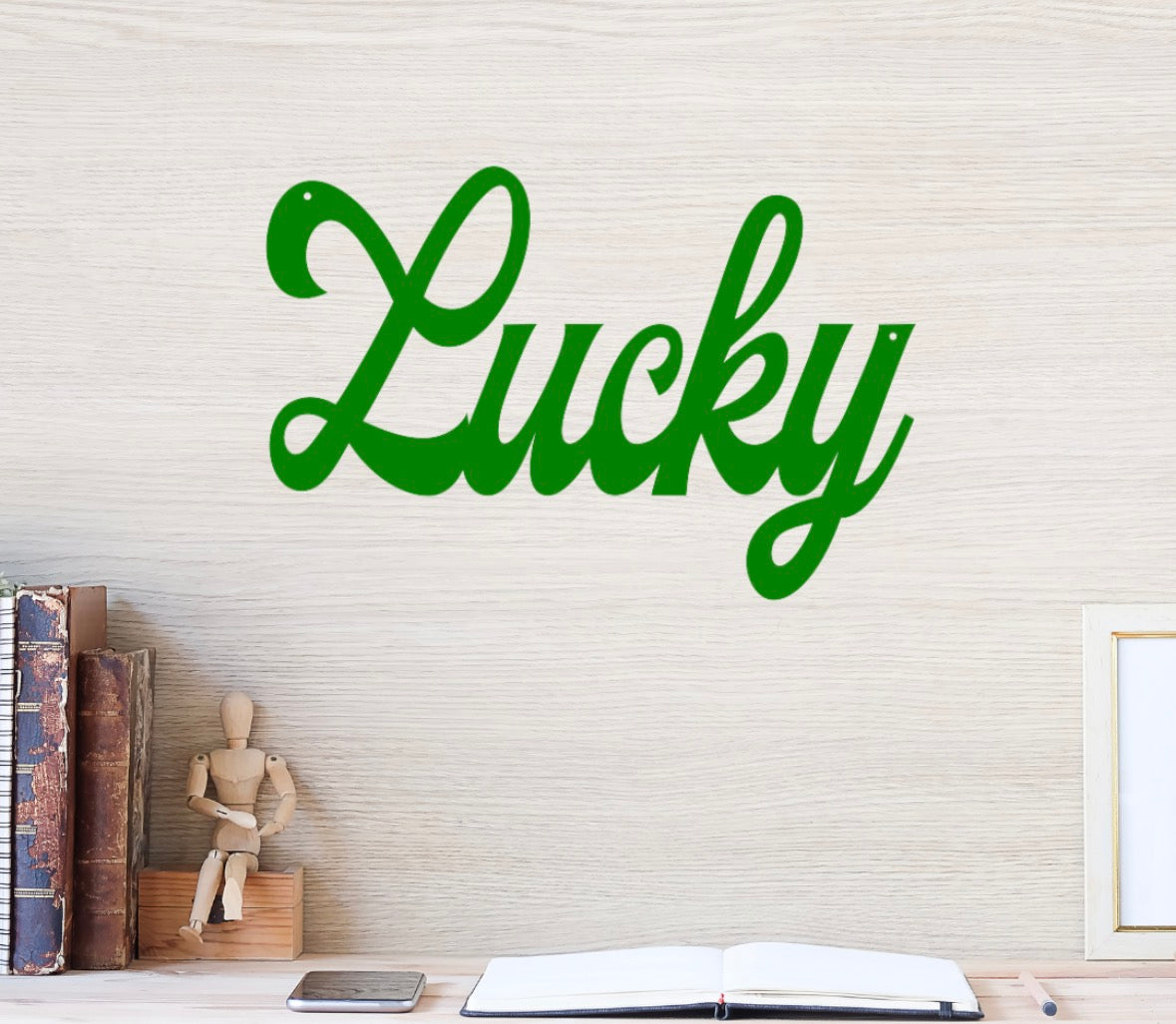 Lucky Script Word Art