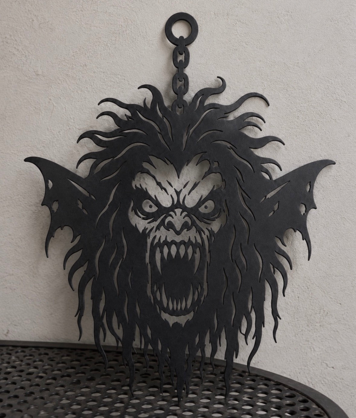 Horror Monster Metal Hanging Decor
