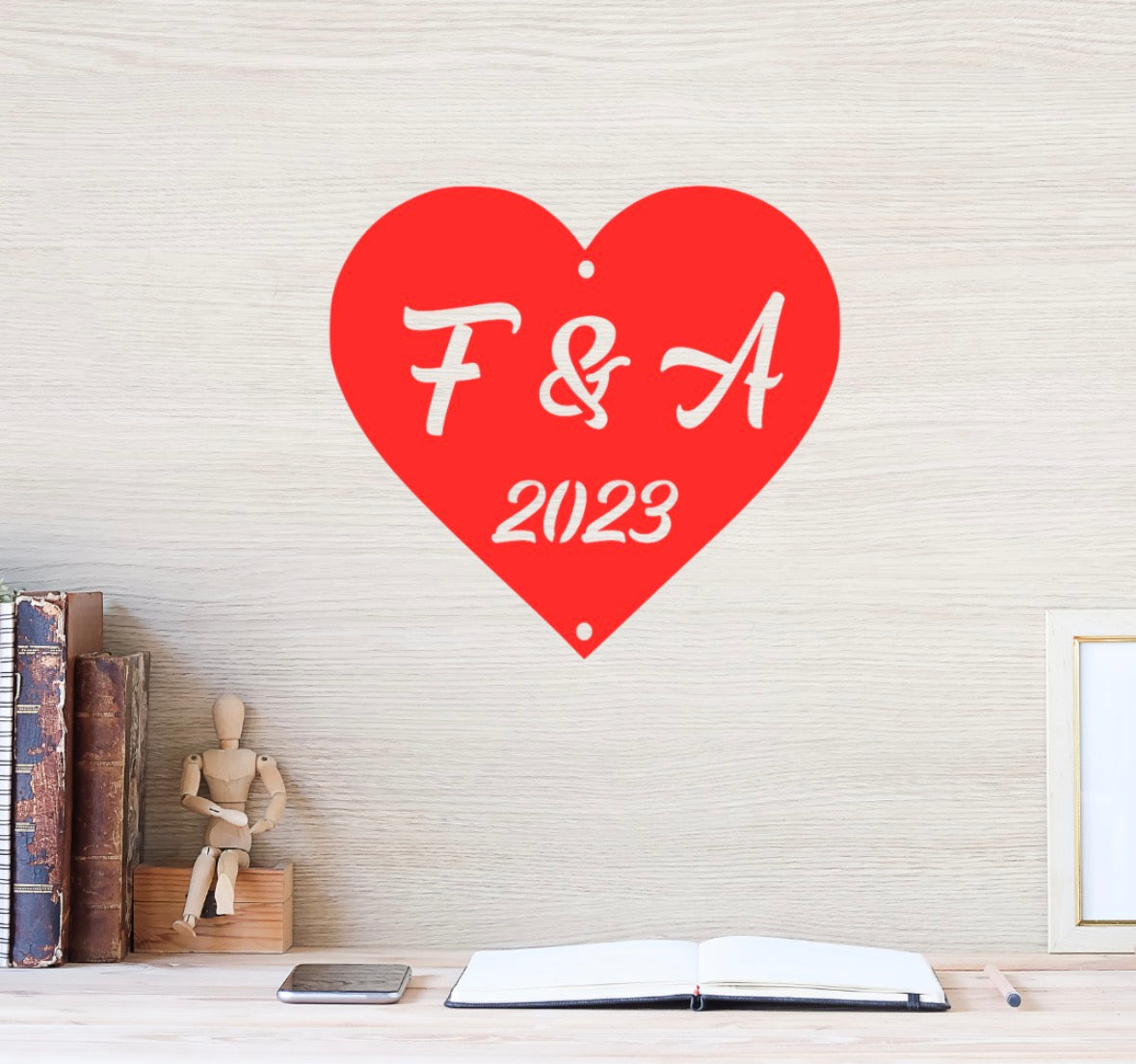 Personalized Initial Heart Sign