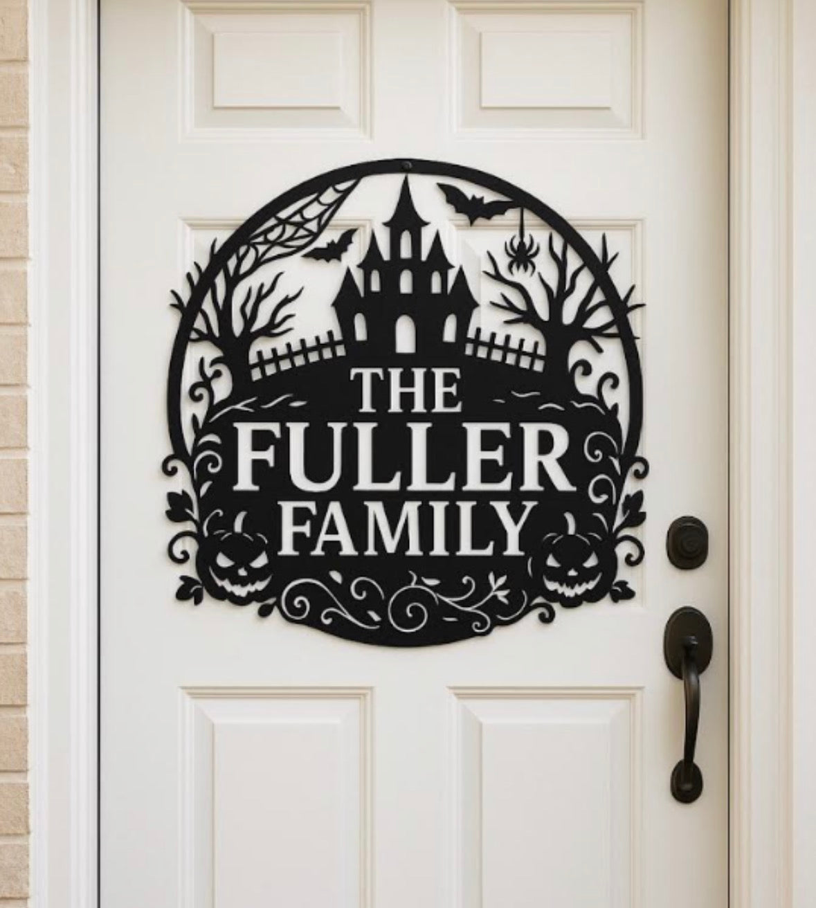 Custom Metal Halloween Sign