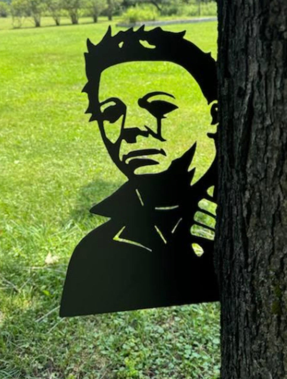 Peaking Michael Myers Sign