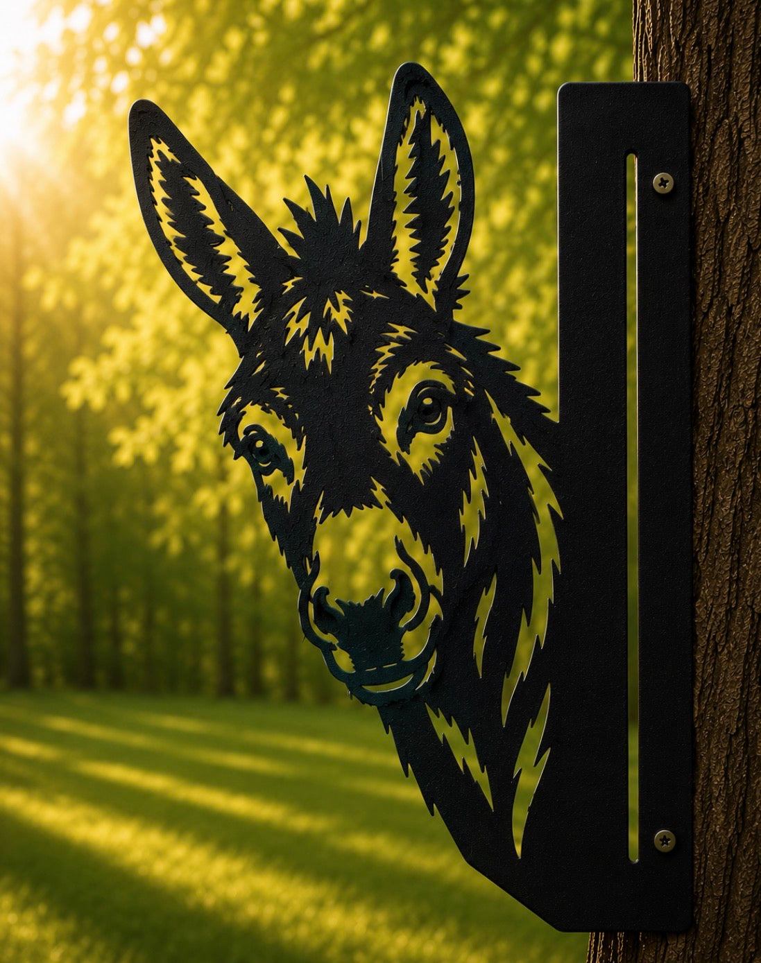 Metal Peaking Donkey