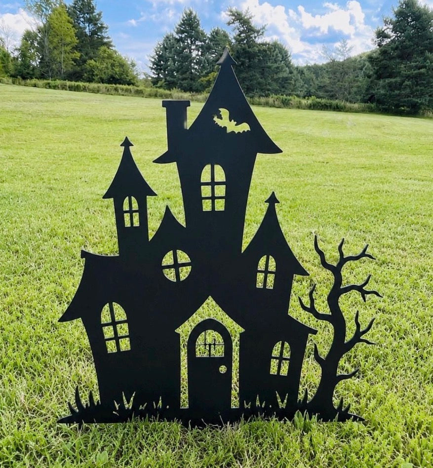 Metal Haunted House Stake