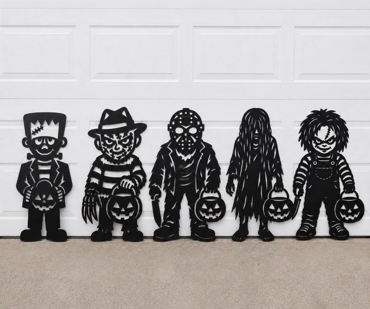 Horror Characters Metal Stakes