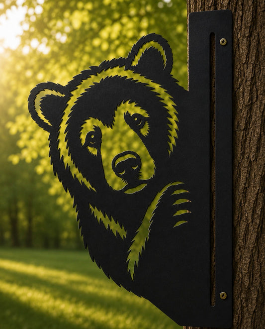 Metal Peaking Bear