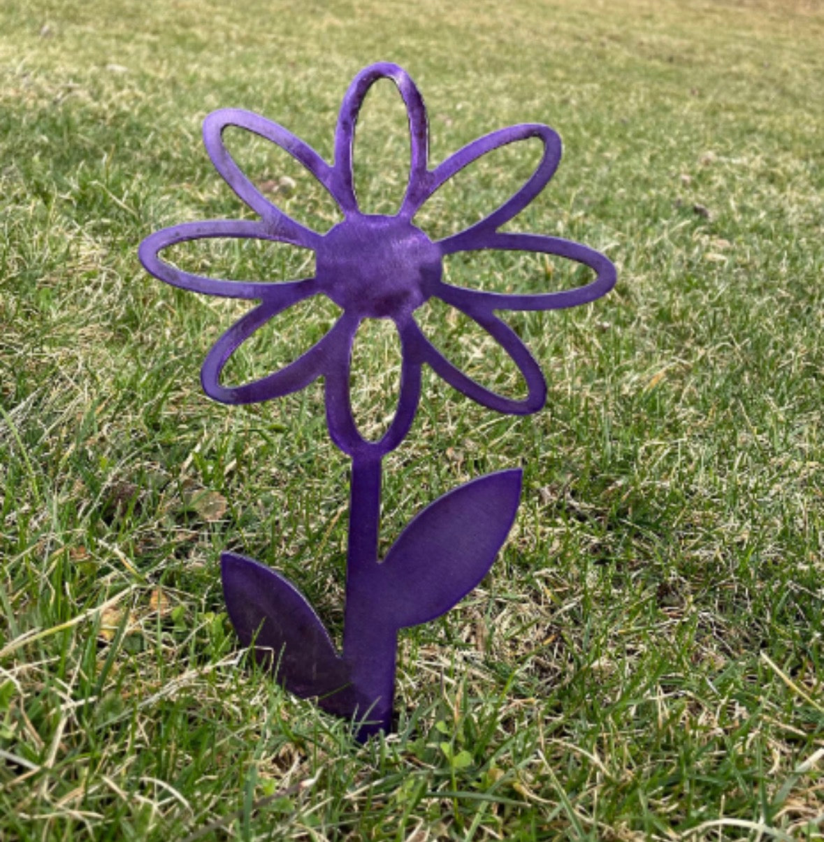 Metal Flower Stake