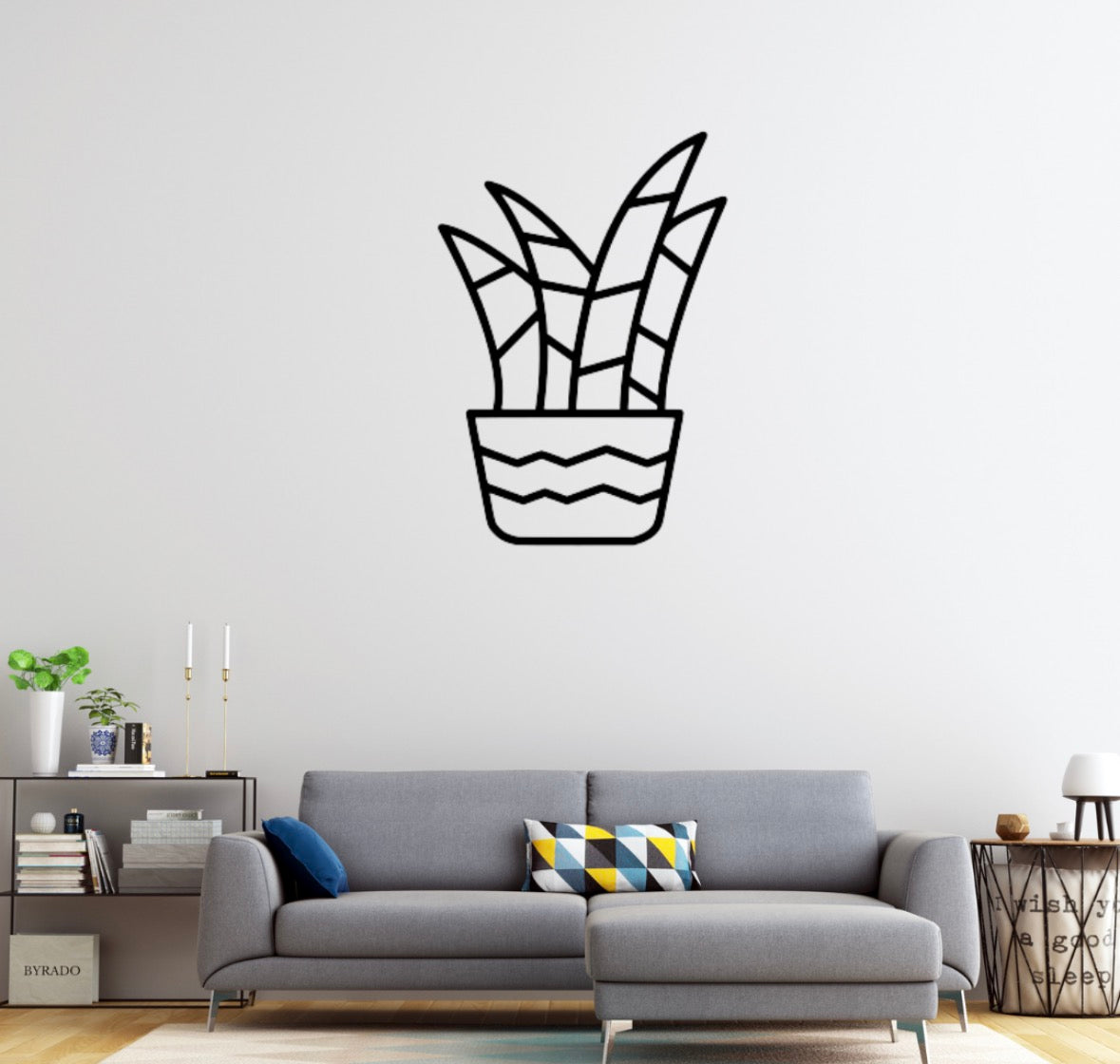 Metal Plant Wall Art