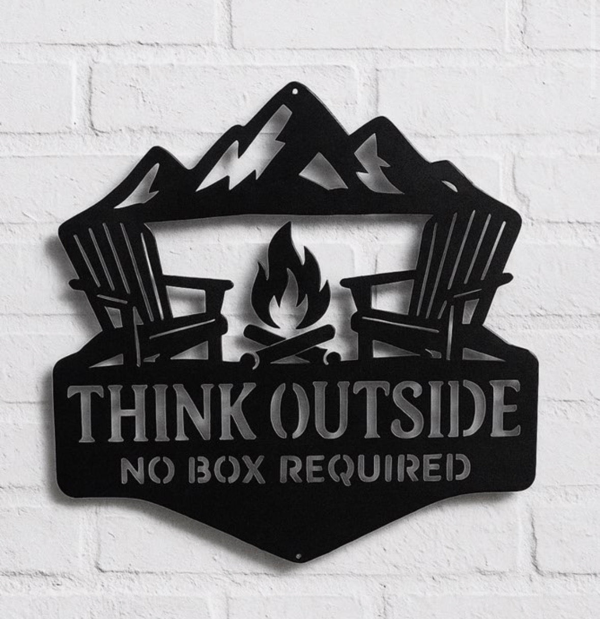 No Box Required Backyard Sign