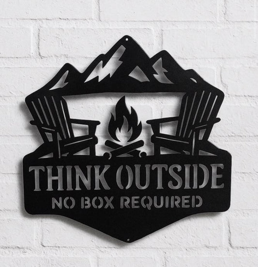 No Box Required Backyard Sign