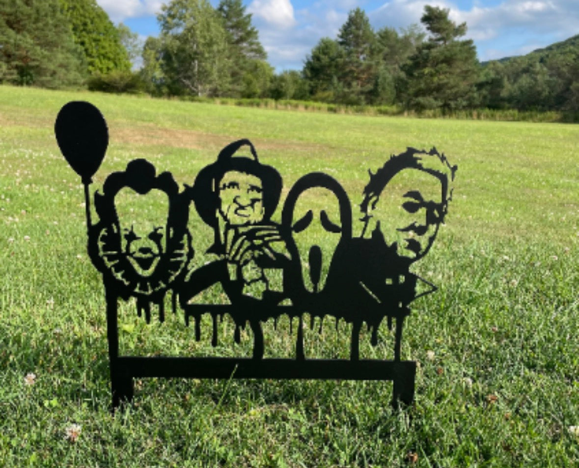 Metal Horror Yard Stake