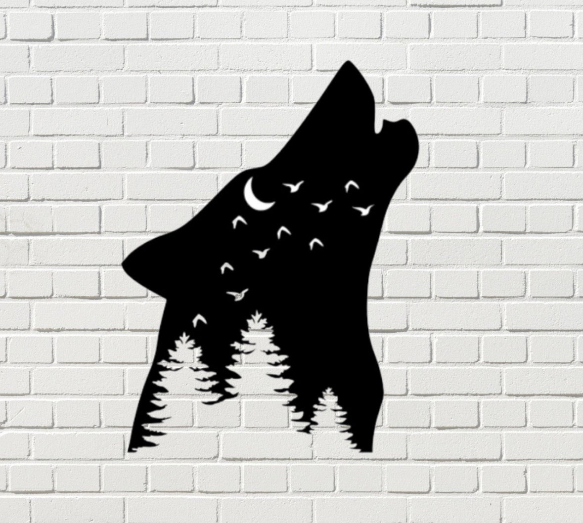 Midnight Wolf Wall Art