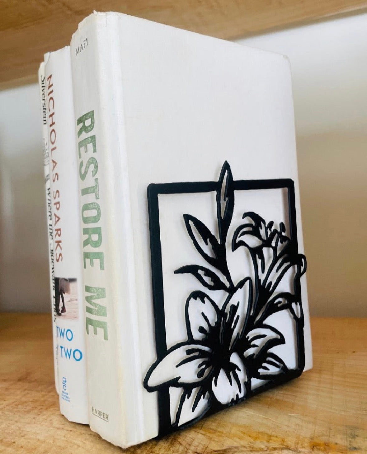 Flower Bookends