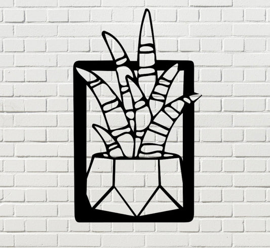 Snake Plant Wall Art