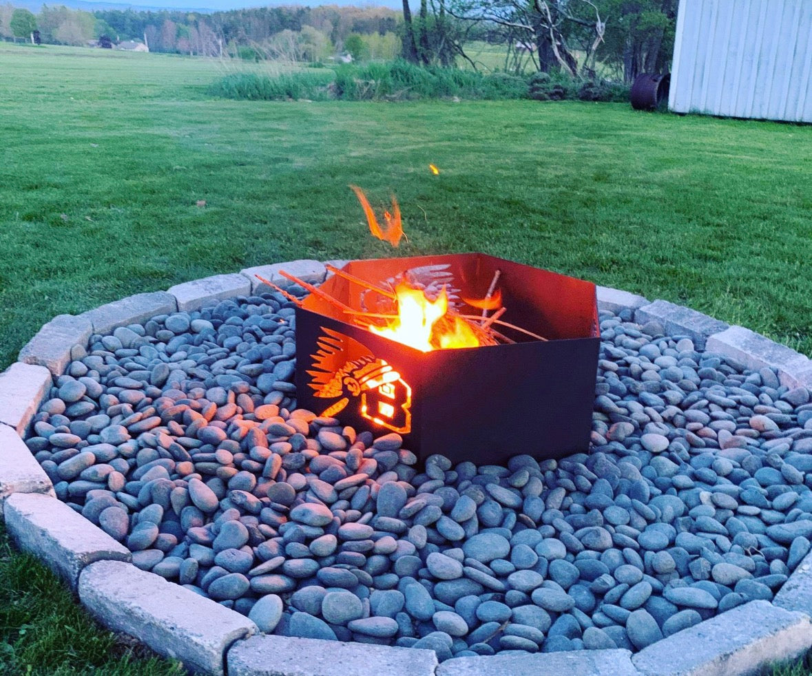 Custom Hexagon Fire Pit