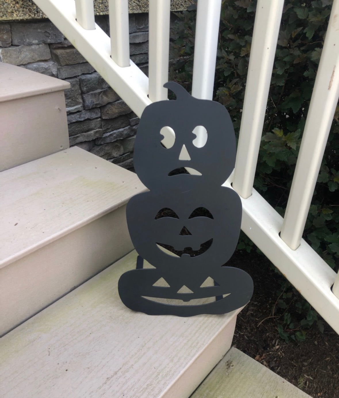 Metal 3 Stack Pumpkins