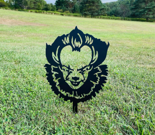 Metal Pennywise Yard Stake