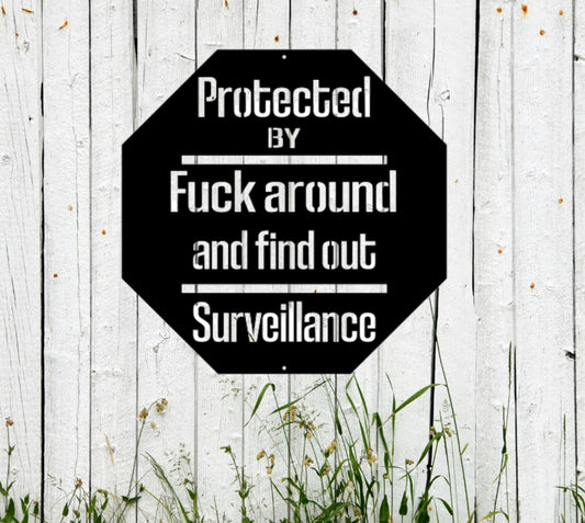 Protected By Fuck Around And Find Out Surveillance