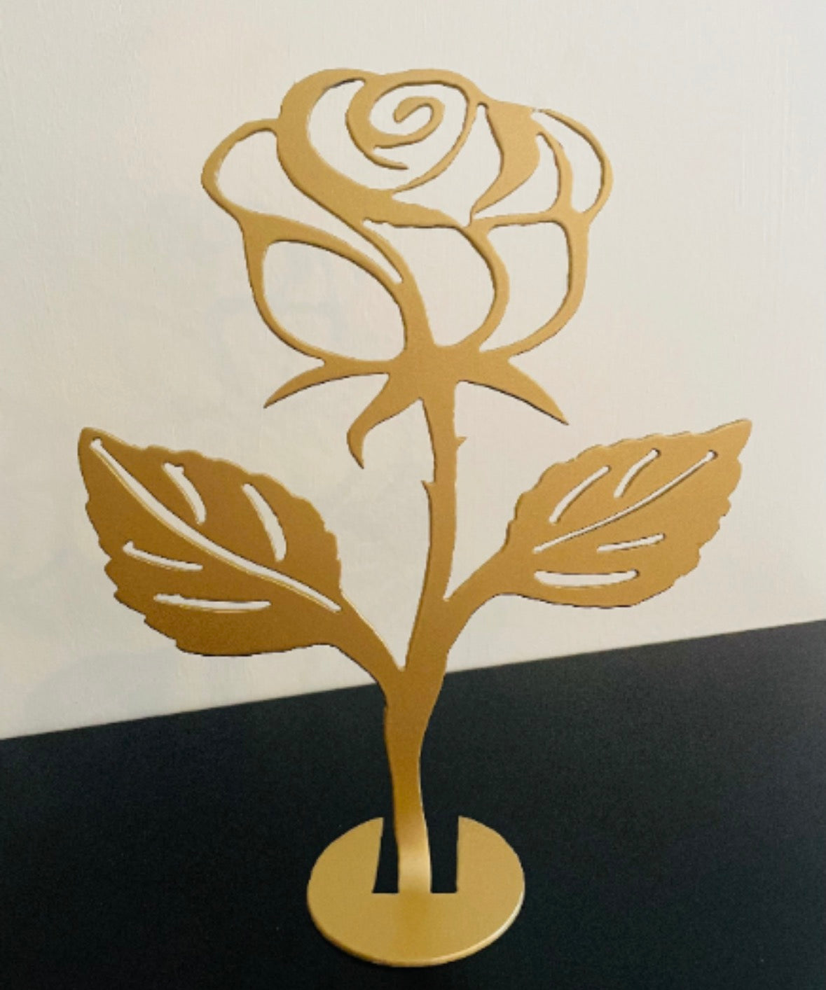 Metal Standing Rose
