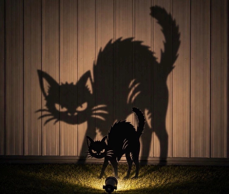 Metal Spooky Cat Stake