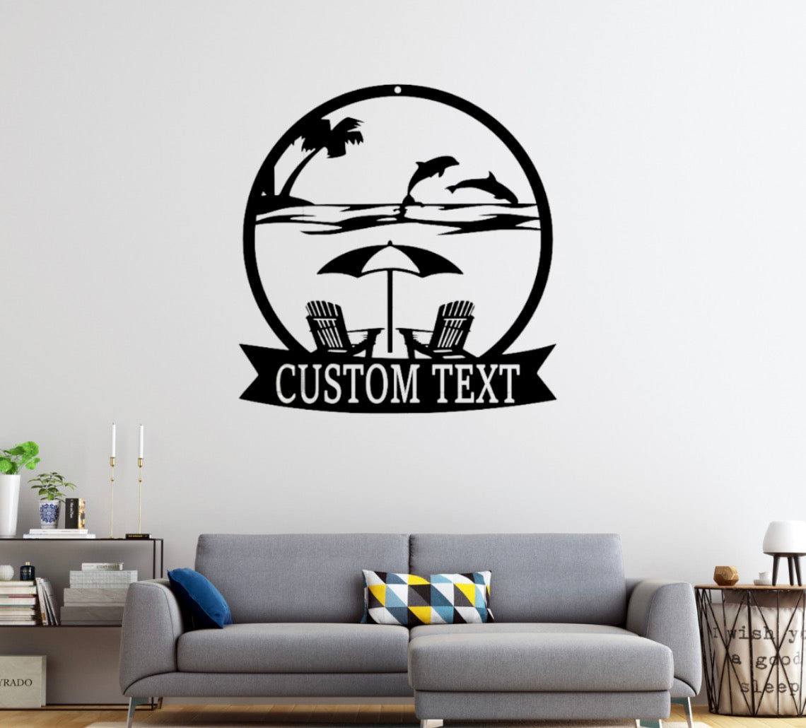 Personalized Beach Sign