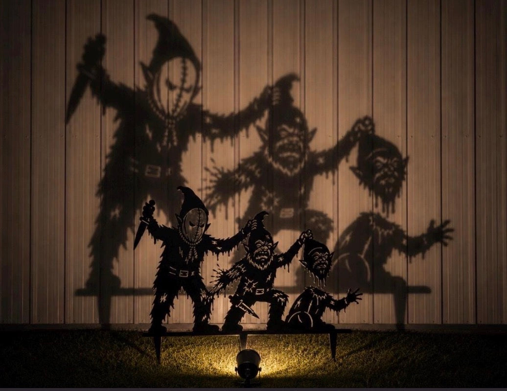 Metal Halloween Gnome Stake