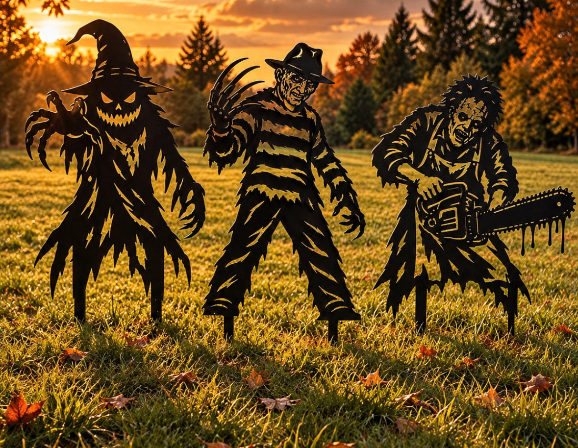 Metal Halloween Horror Stake Pack!