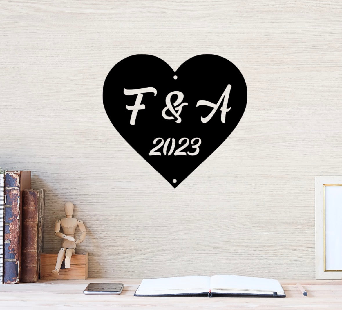 Personalized Initial Heart Sign