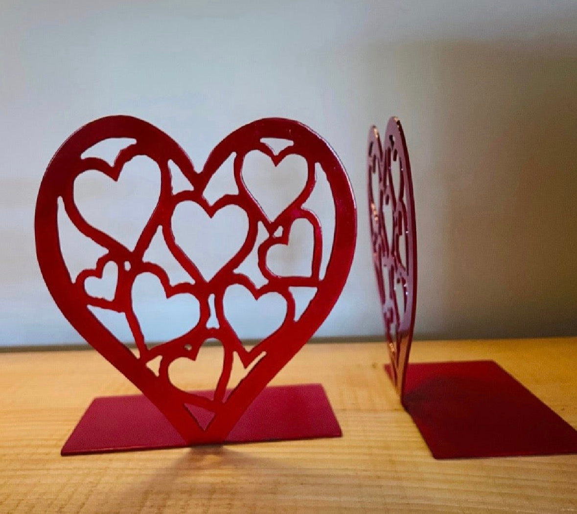 Heart Bookends