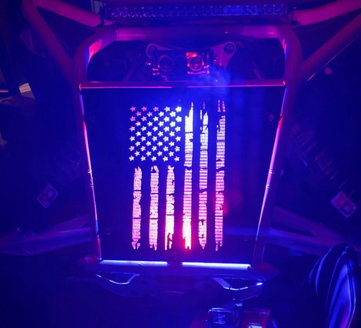 UTV Flag Grill