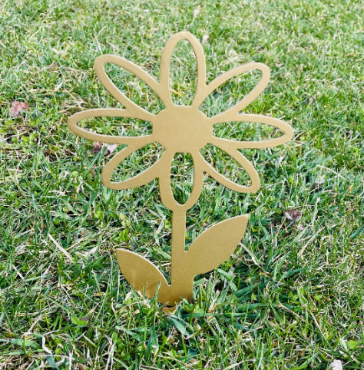 Metal Flower Stake