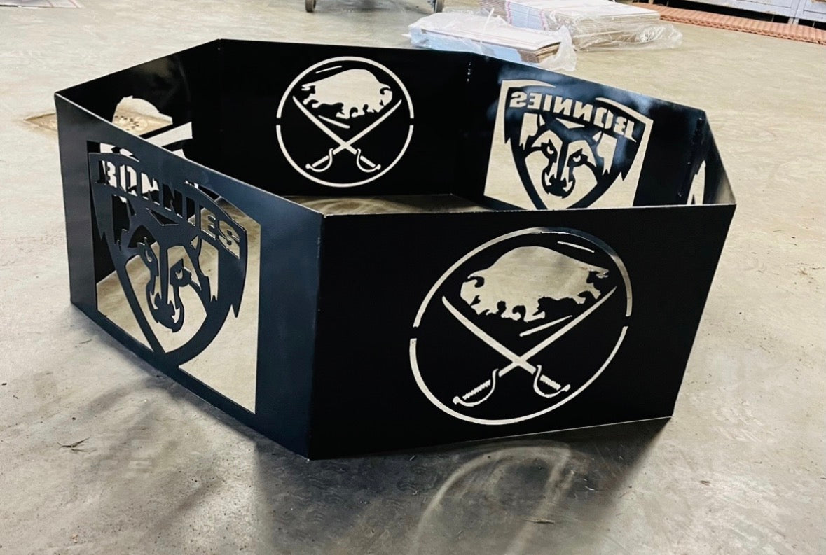 Custom Hexagon Fire Pit