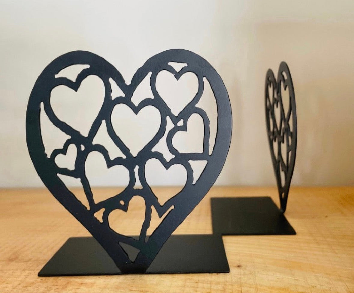 Heart Bookends