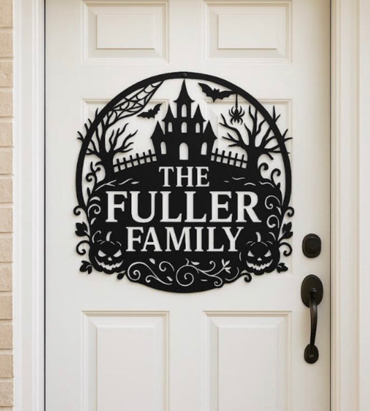 Custom Metal Halloween Sign