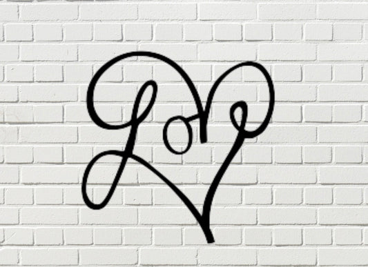Love Heart Wall Sign