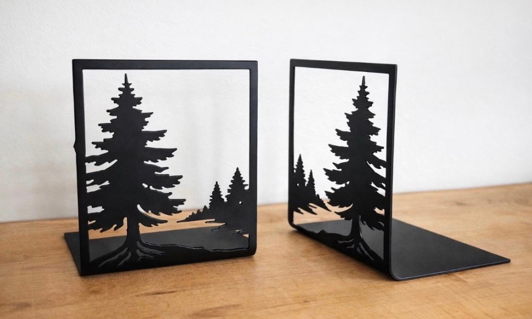 Pine Tree Bookends