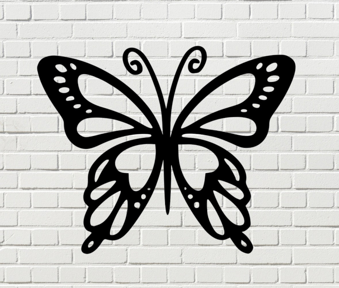 Metal Butterfly Art